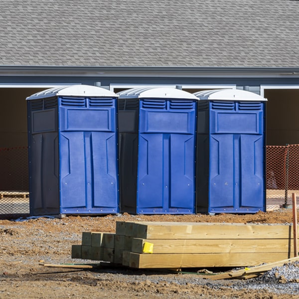 how can i report damages or issues with the portable toilets during my rental period in Allen